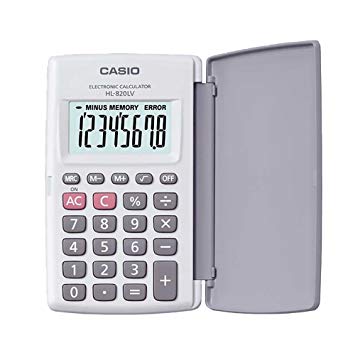 Foto Calculadora básica bolsillo con tapa hl-820