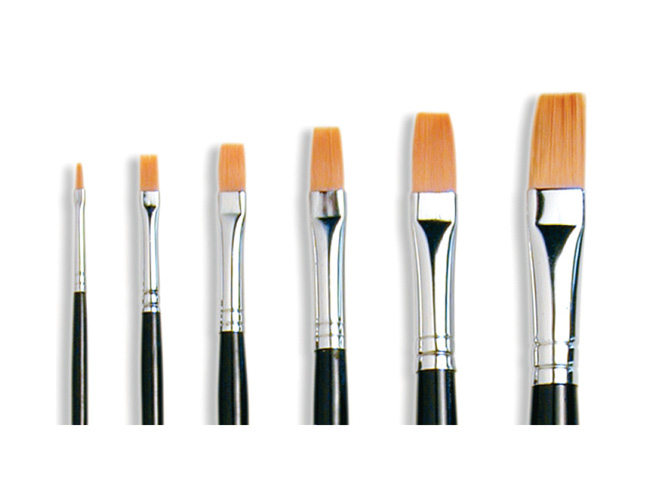 Foto Pincel cerda Plano Número 2