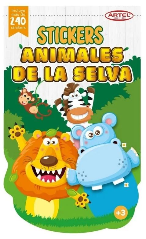 Foto Álbum 250 stickers Animales de la Selva