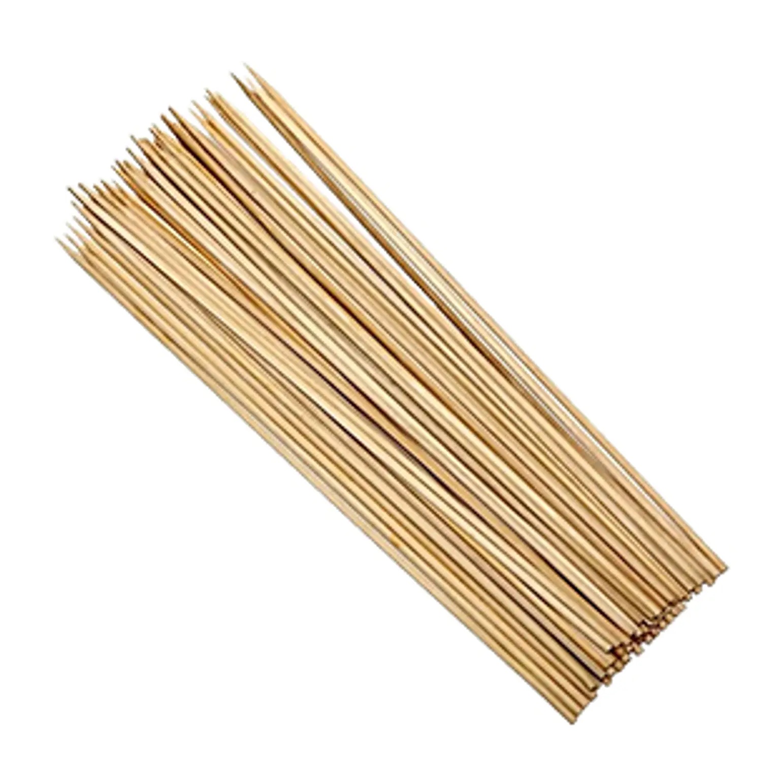 Foto Set brochetas de madera bamboo 25cm
