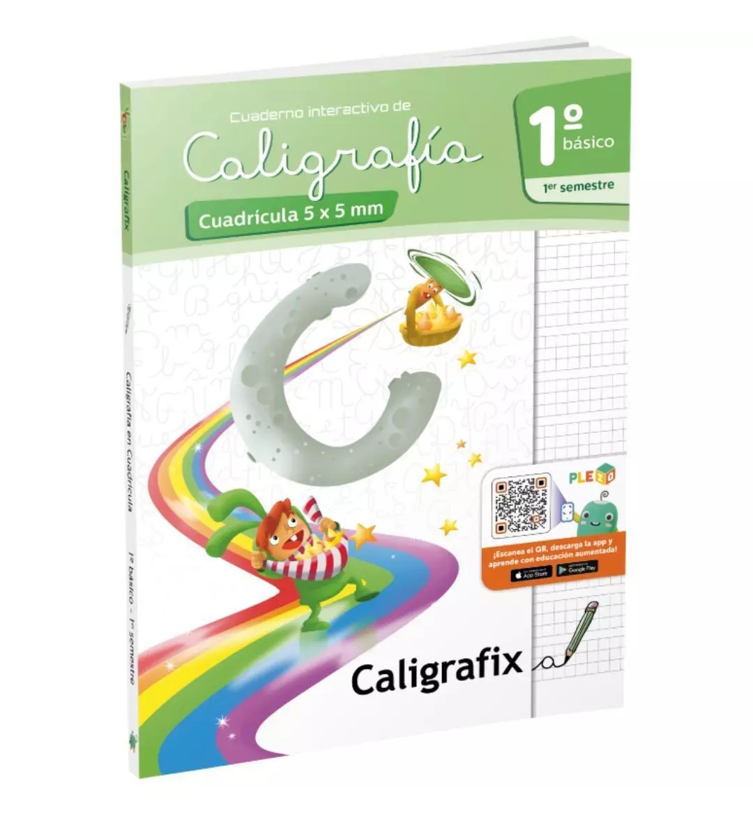 Foto Caligrafix 1ro básico horizontal Cuadriculado