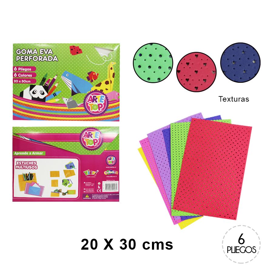 Foto Carpeta goma eva perforada