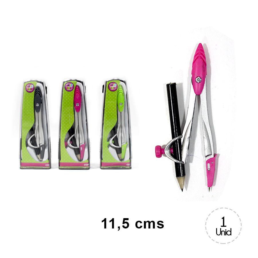 Foto Estuche compás metálico