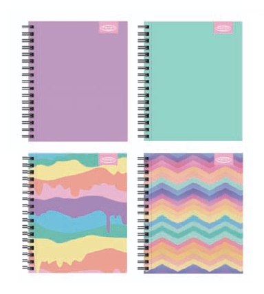 Foto Cuaderno Book Diseños Pastel 120 hojas