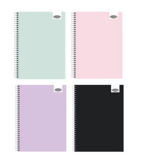 Foto Cuaderno triple carta 150 hojas Colores Pastel