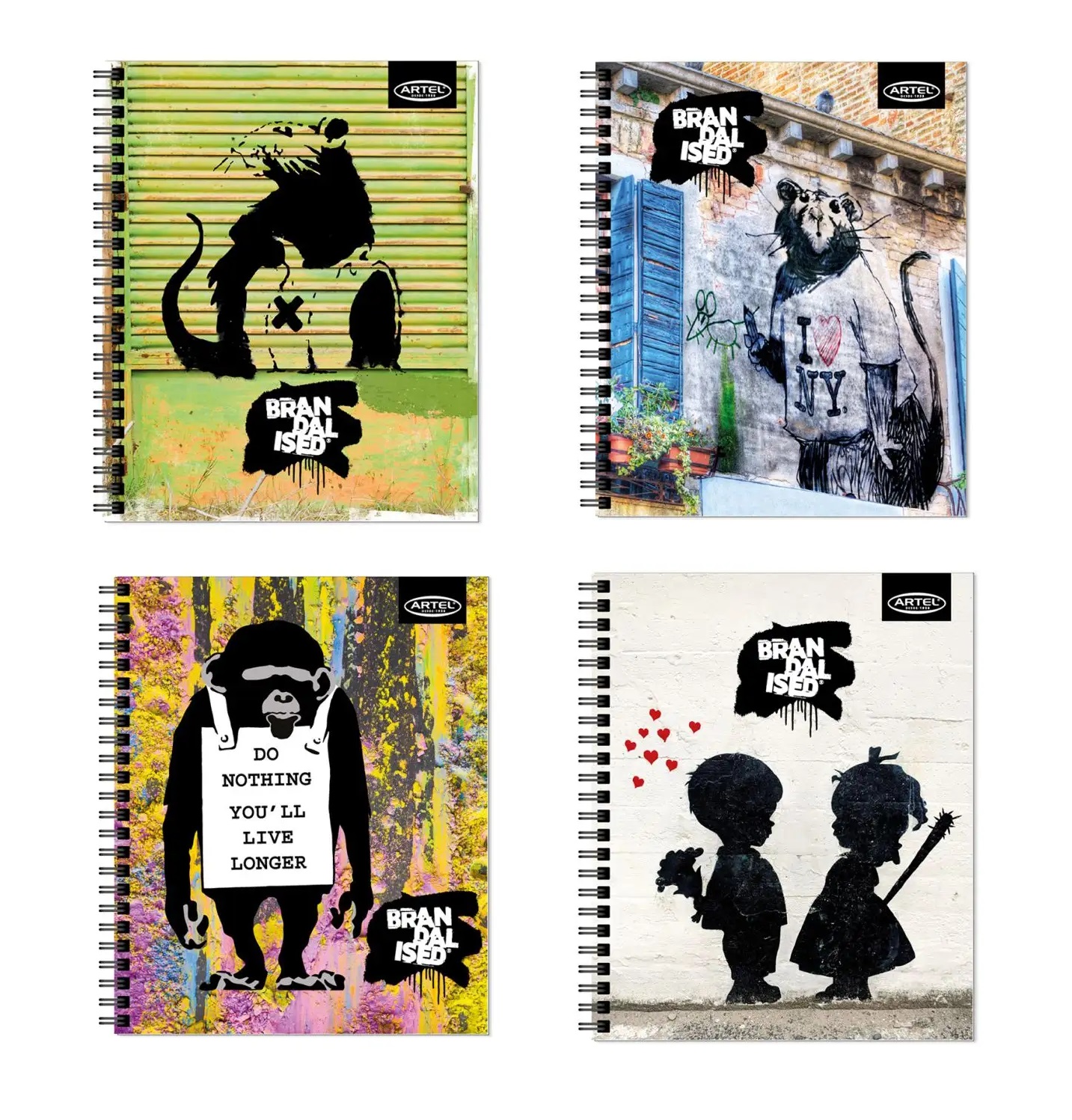 Foto Cuaderno universitario 100 hojas 7mm Brandalised