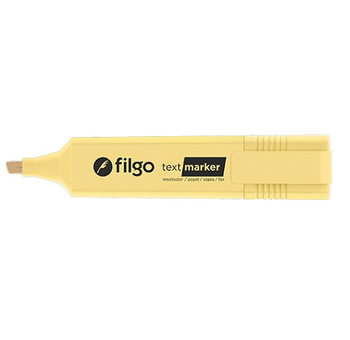 Foto Destacador plano Text Marker Amarillo Pastel