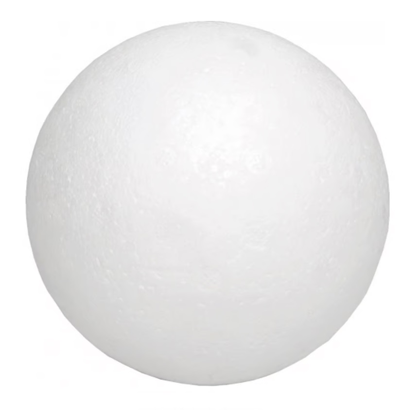 Foto Esfera grande de plumavit 20cm
