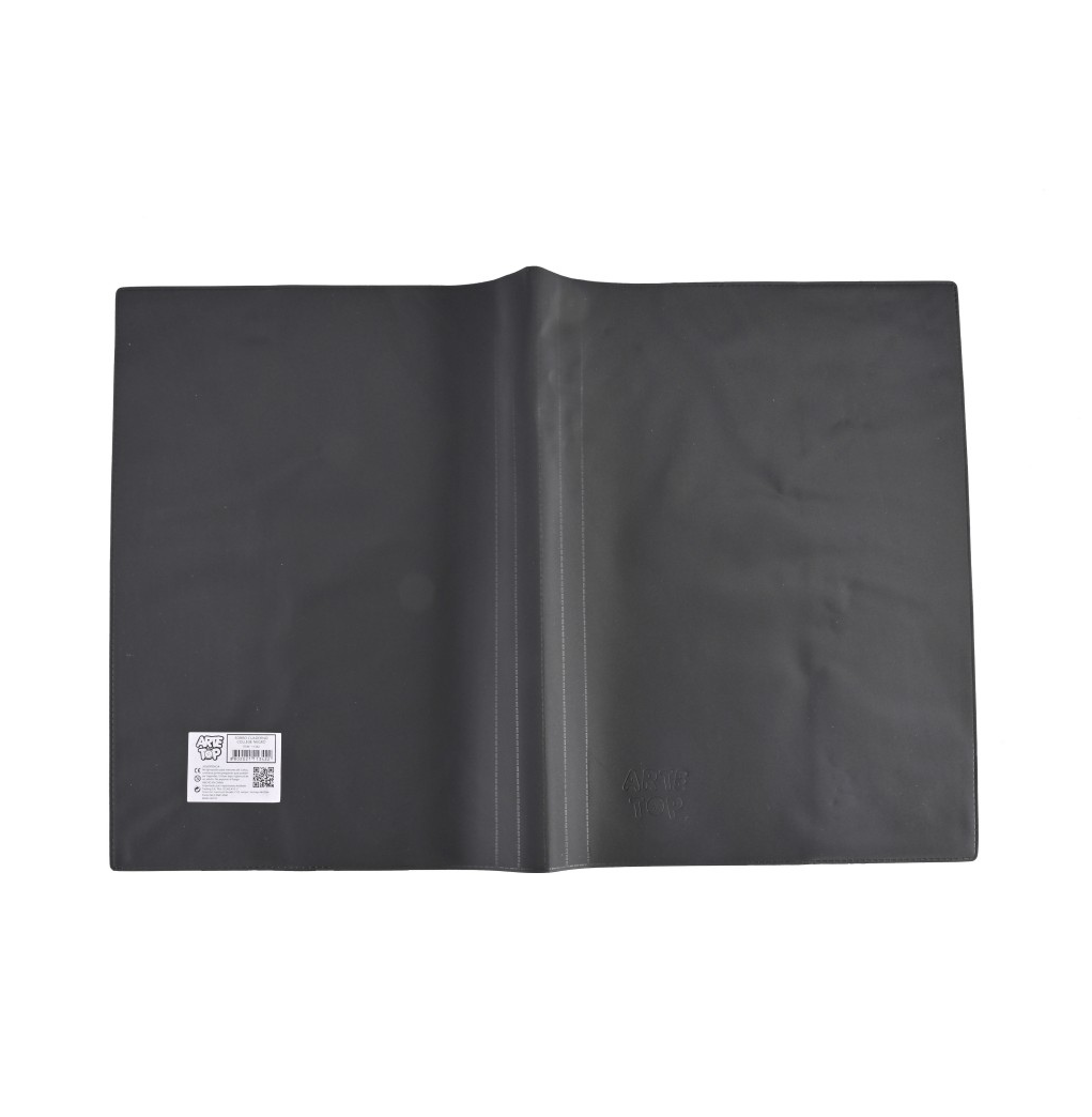 Foto Forro cuaderno college PVC negro