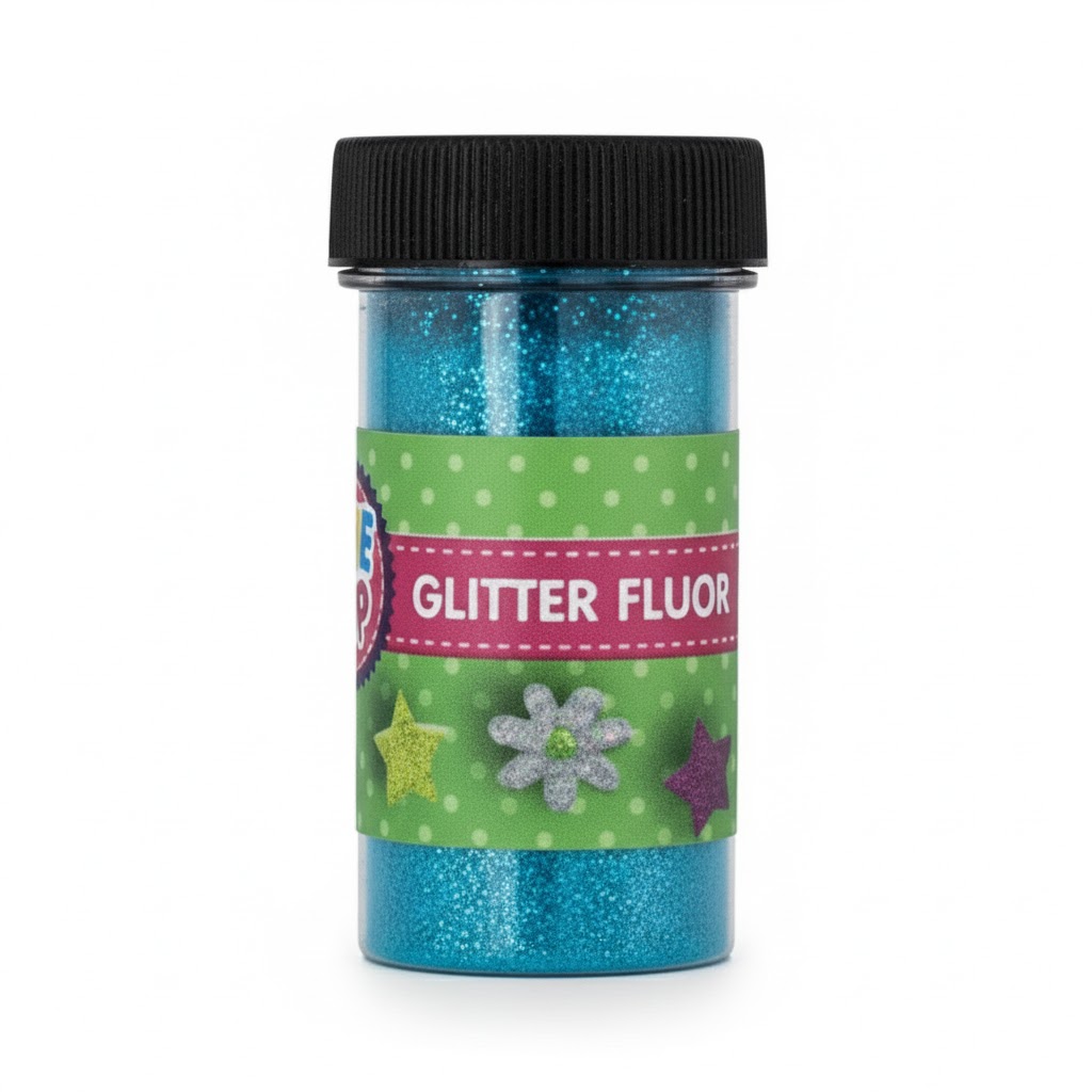 Foto Frasco Escarchilla Celeste Fluor