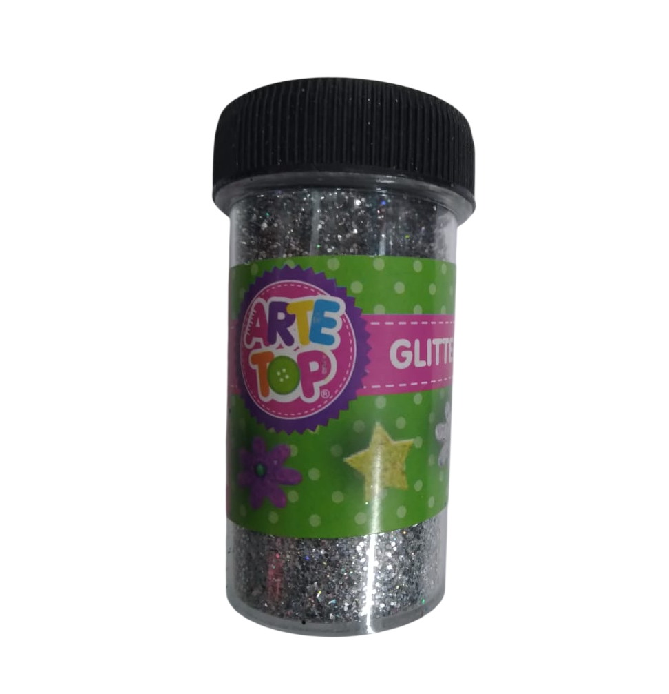 Foto Frasco Escarchilla Plateado