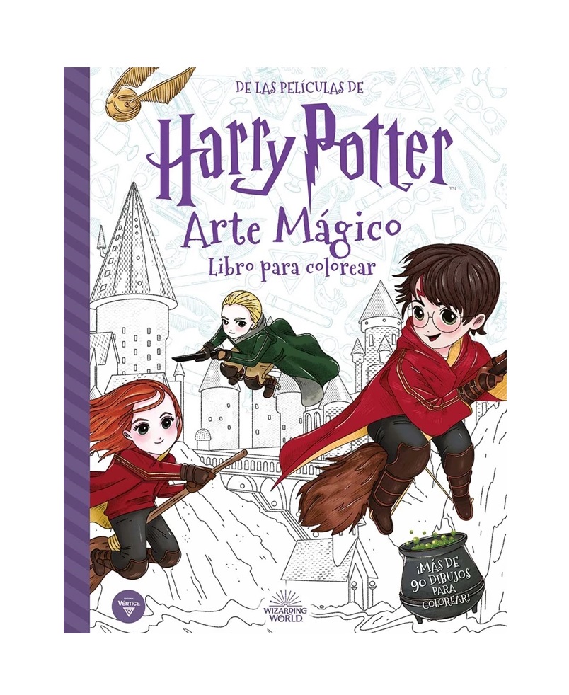 Foto Libro para colorear Harry Potter Arte Mágico