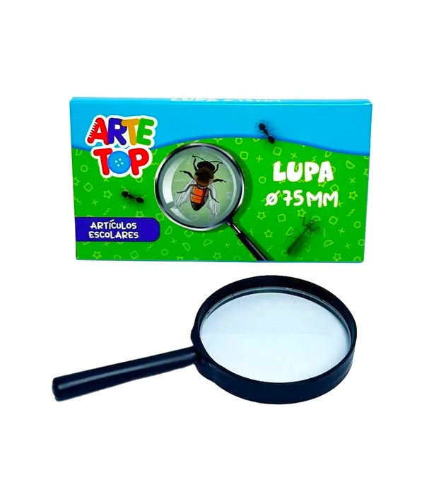 Foto Lupa plástica diámetro 75mm negro
