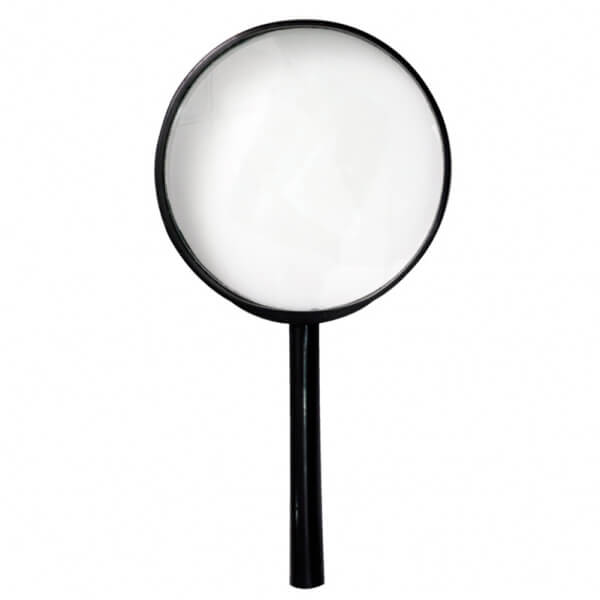 Foto Lupa plástica grande diámetro 90mm negro