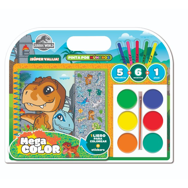 Foto Pack Mega Acuarelas Jurassic World