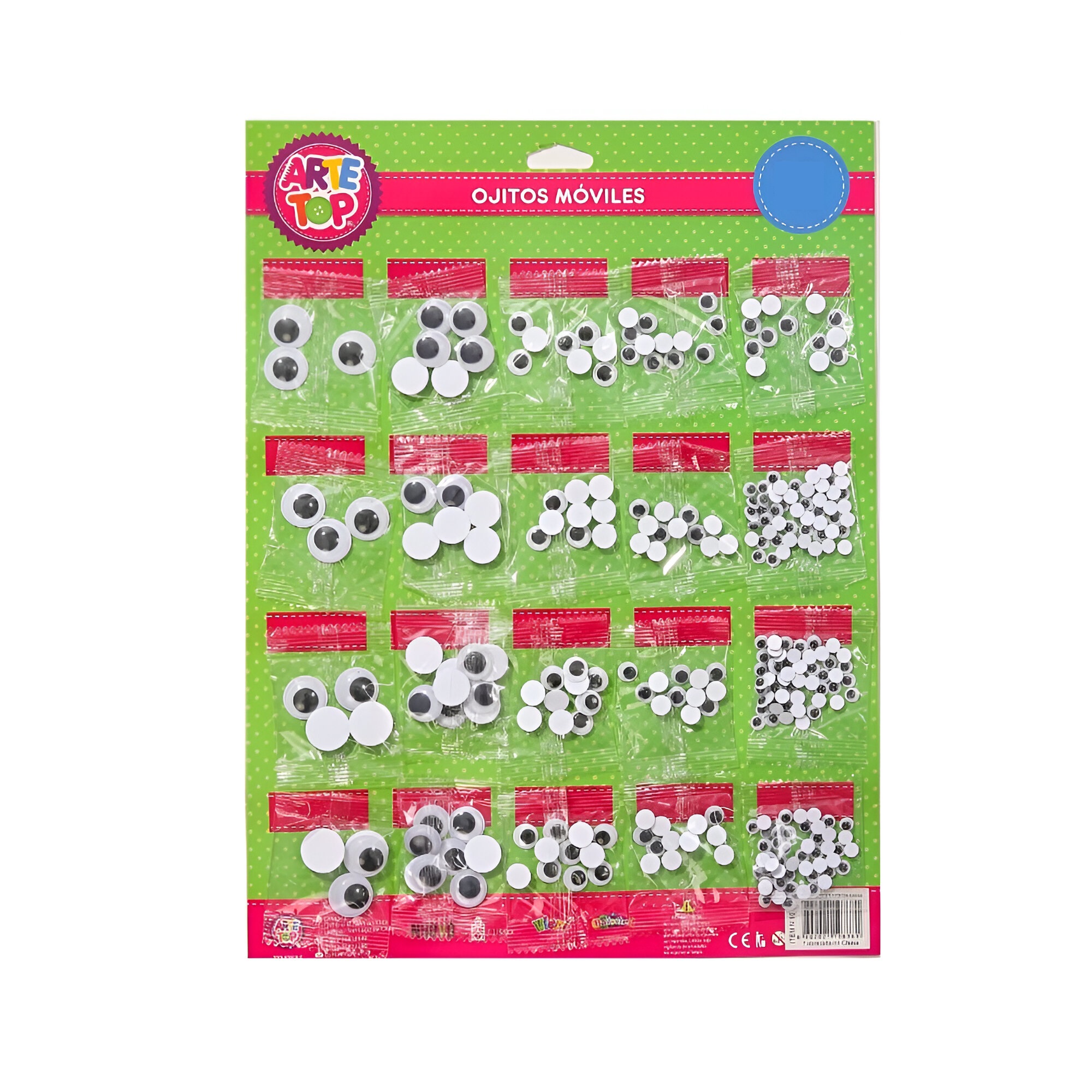 Foto Bolsita pequeña ECO ojos locos diferentes tamaños