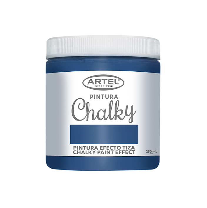 Foto Pintura Chalky a la Tiza 250ml Azul Boreal