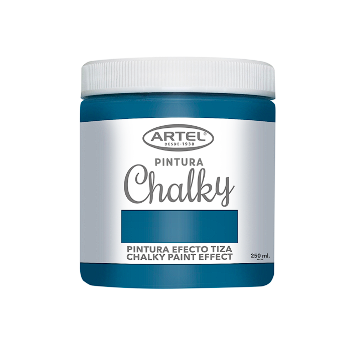 Foto Pintura Chalky a la Tiza 250ml Azul Laguna