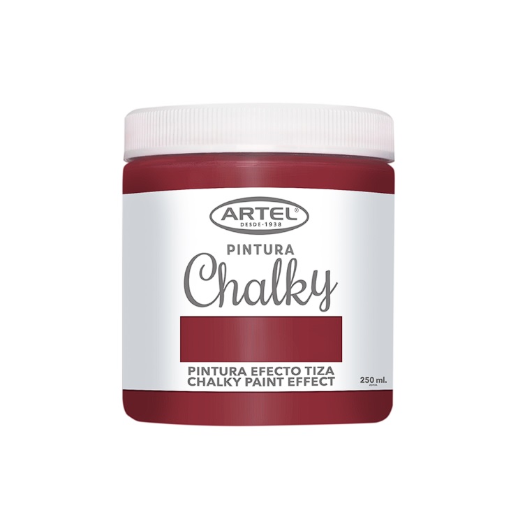 Foto Pintura Chalky a la Tiza 250ml Rojo Cereza