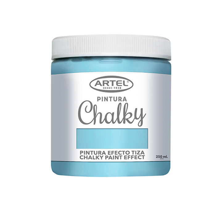 Foto Pintura Chalky a la Tiza 250ml Turquesa