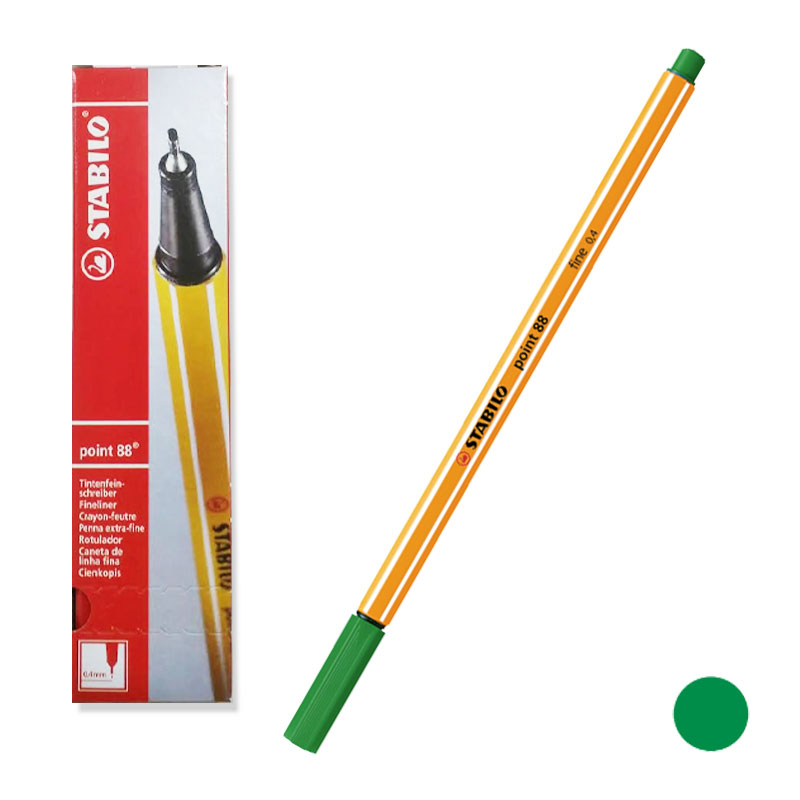 Foto Fineliner verde point 88 88/36