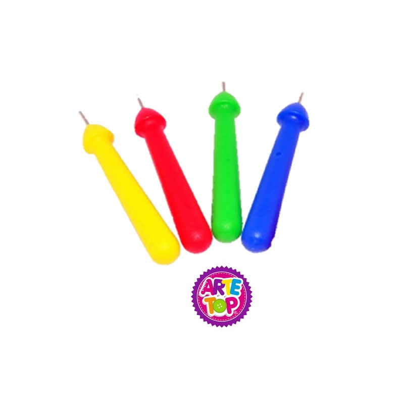 Foto Punzón plástico de colores