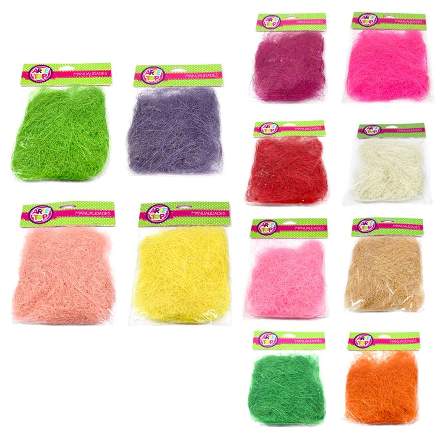 Foto Rafia de colores línea