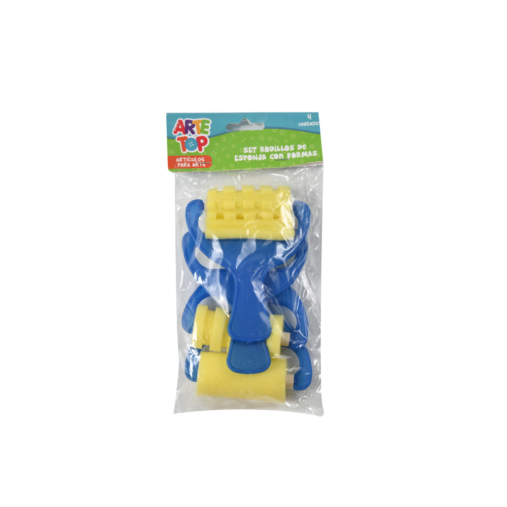 Foto Set 4 Rodillo de Espuma con formas y diseño