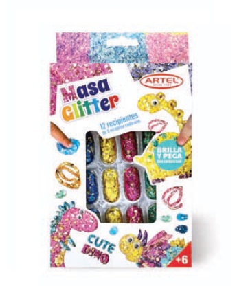 Foto Set 12 Masas Glitter