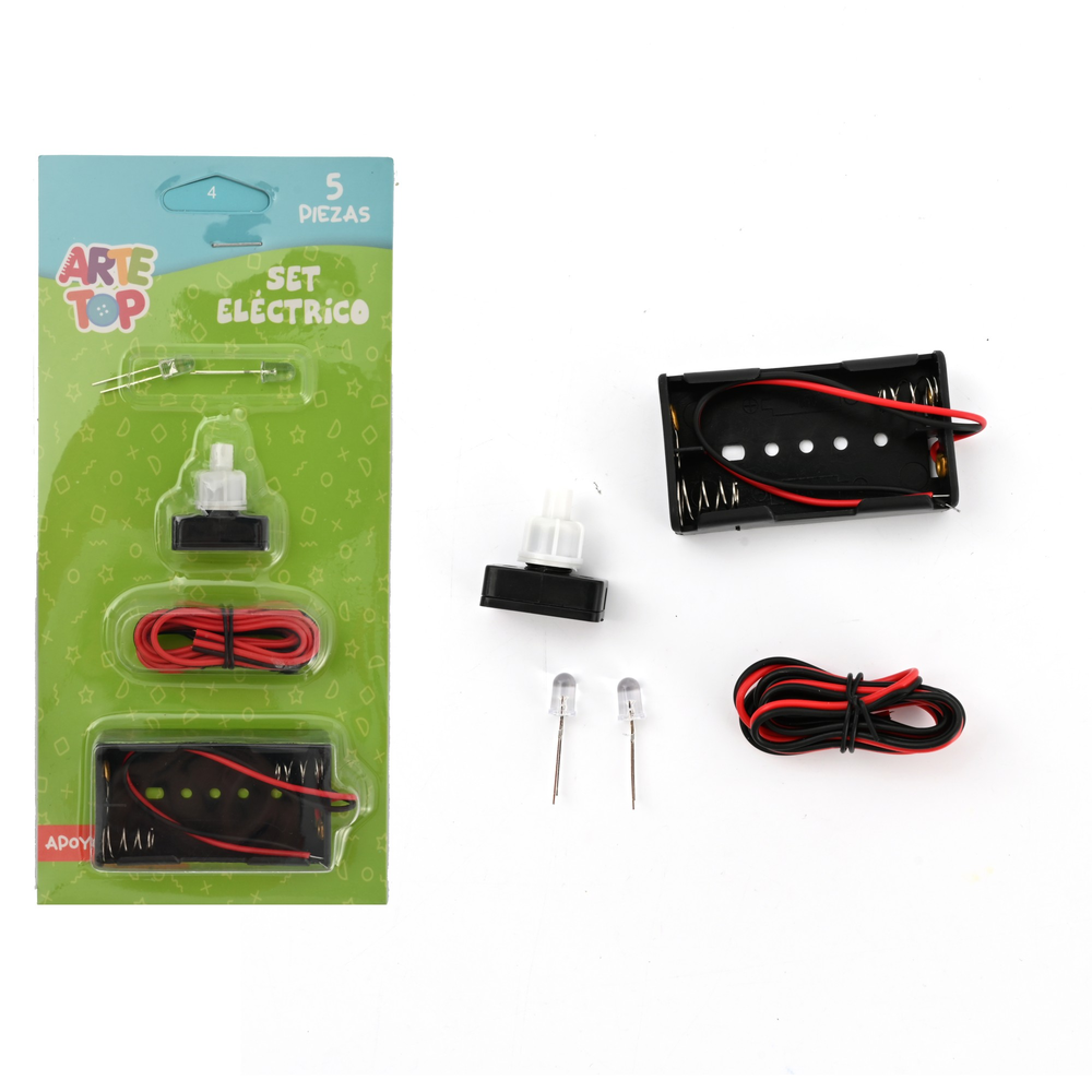 Foto Set circuito eléctrico led sin motor