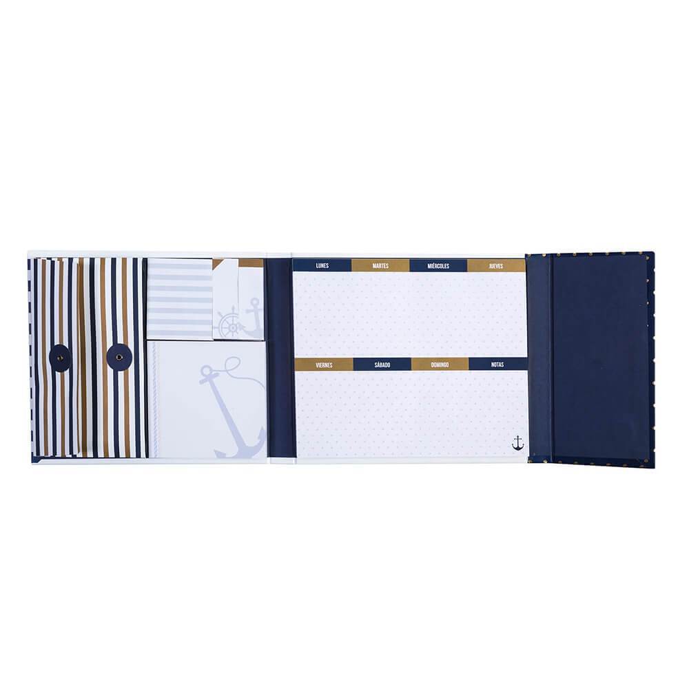 Foto Libreta notas adhesivas Navy mini planificador