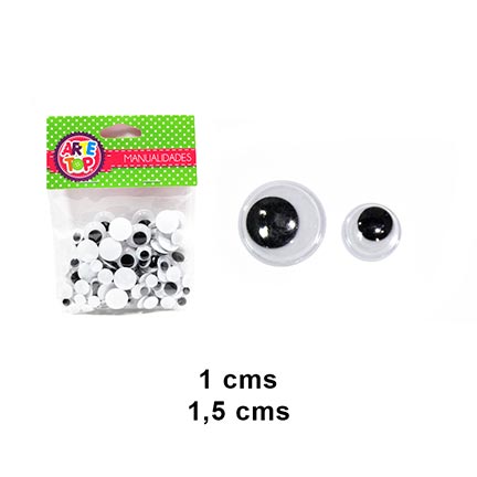 Foto Set ojitos locos tamaño surtidos