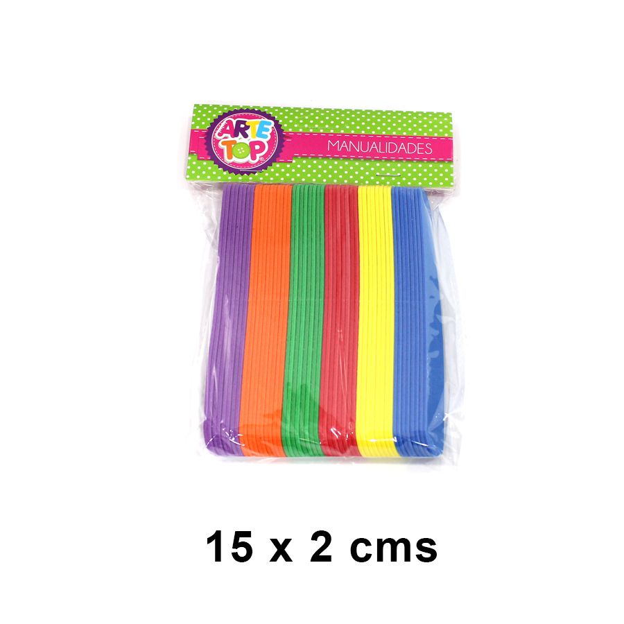 Foto Set palitos de goma eva gruesos colores