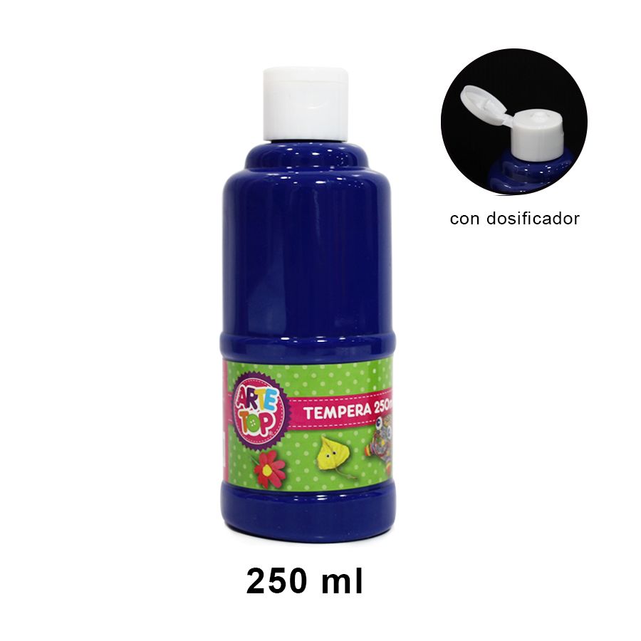 Foto Frasco témpera 250ml Azul