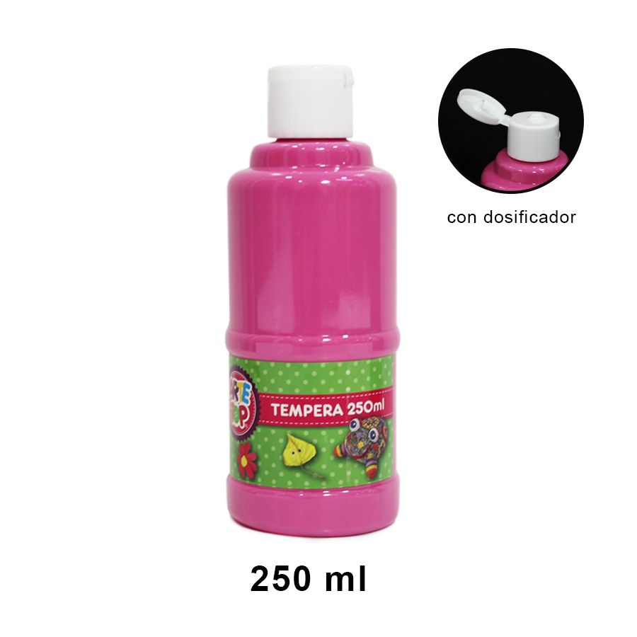 Foto Frasco témpera 250ml Rosada