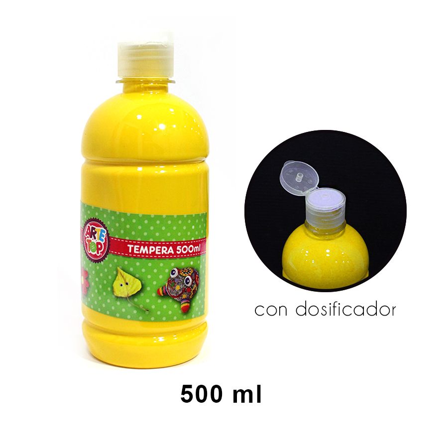 Foto Témpera amarilla 500ml